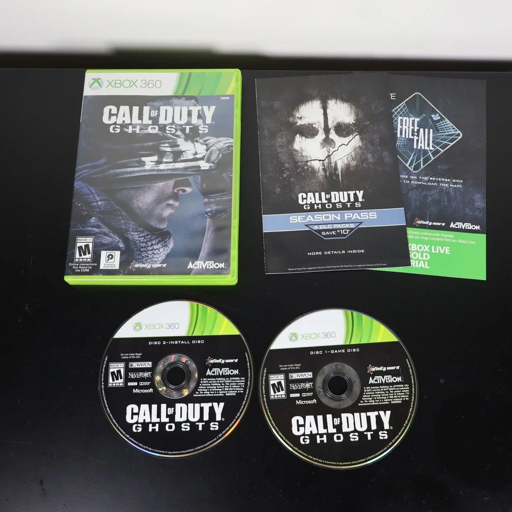 Call of Duty Ghosts (Microsoft Xbox 360, 2013) CIB Tested and Working Video Game